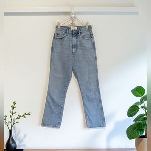 Agolde 90s Pinch Jeans Light Wash Zipper Fly 25